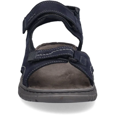 Afbeelding van Josef Seibel Outdoorsandalen, Heren, Maat: 42, Indigo kombi Leer