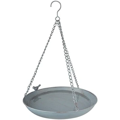 Afbeelding van Esschert Design Vogelbad Hangend Metaal