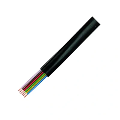 Afbeelding van LogiLink CM06 telefoonkabel, 6 aderig, plat, 100 m lang, zwart