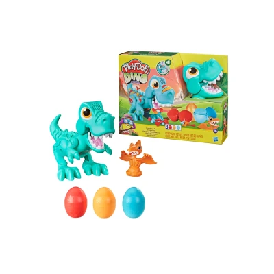 Afbeelding van Play Doh Crew happende T Rex