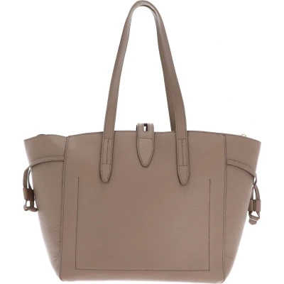 Afbeelding van FURLA Leren Shopper Schoudertas Net Tote Bag Greige Taupe