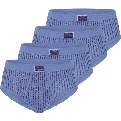 Afbeelding van ESGE 4ER PACK Slip, Heren, Maat: 4XL, Blau