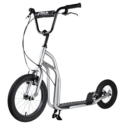 Afbeelding van Stiga Sports Air Scooter 16 Inch Autoped Step Zilver