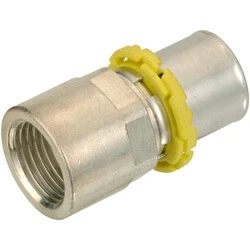 Afbeelding van SkinPress New Gas overgangskoppeling 20 mm pers x 1/2&quot; bi.dr.
