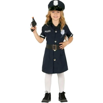 Afbeelding van Fiestas Guirca Jurk Politie 3 4 jaar