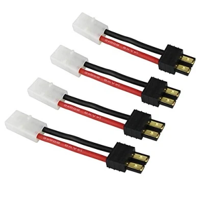 Afbeelding van FLY RC 4 stks Mannelijke TRX Traxxas naar Vrouwelijke Tamiya Adapter Connector Kabel voor Vliegtuig Lipo Batterij ESC Lader