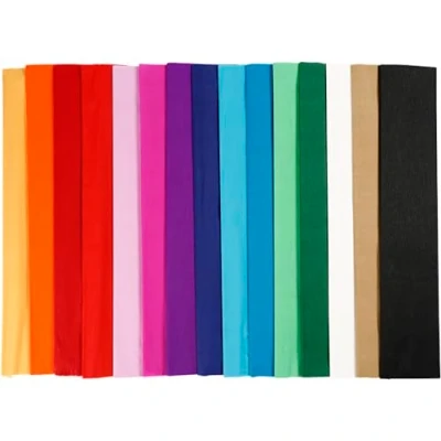Afbeelding van Creativ Company CC Crepepapier Set Multigekleurd 50x250 cm 60 stuks
