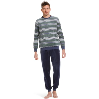 Afbeelding van Pastunette men Lodge Pyjamaset Grijs Maat XL
