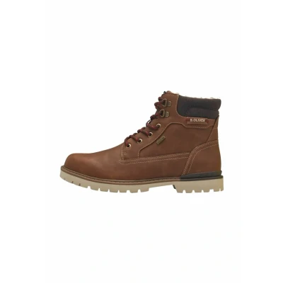 Afbeelding van s.Oliver Wl Lace Boot 5 16240 43 Sneeuwlaarzen voor heren, cognac, 41 EU