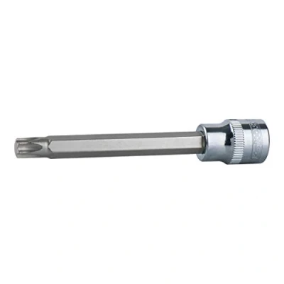 Afbeelding van KS Tools, Dopsleutel + dopmoer, 1/2&quot; CHROMEplus bitmof lang