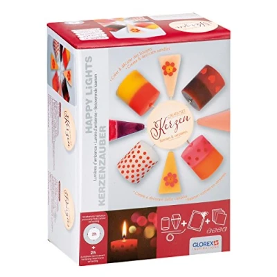 Afbeelding van GLOREX 6 8650 102 Creatieve set voor het vormen en decoreren van kaarsen, complete gieten geweldig creatief cadeau idee