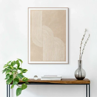 Afbeelding van Leen Bakker Poster Sandy 50x70cm Woondecoratie Kunststof