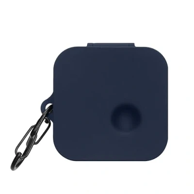 Afbeelding van kwmobile cover voor oordopjes case geschikt CMF by Nothing Ear 2024 Trendy beschermhoes draadloze in donkerblauw