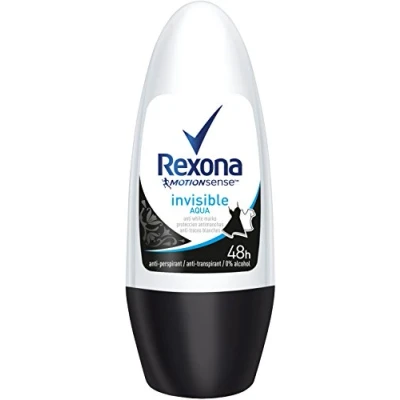 Afbeelding van 6x Rexona Invisible Aqua Deoroller 50ml