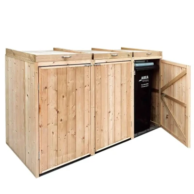 Afbeelding van Containerberging Triple 3 containers 215 cm breed Tuindeco