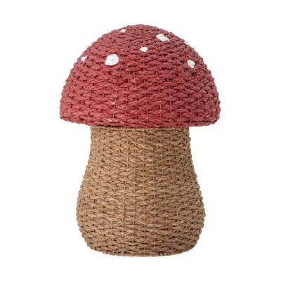 Afbeelding van Bloomingville Mini Corintha mand opberger decoratief praktisch multifunctioneel schattig zeegras paddenstoel natuur avonturier kinderkamer blikvanger jongen meisje babyshower kraamcadeau
