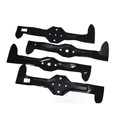 Afbeelding van 4 x 54,3 cm grasmaaiermessen (2 rechts + 2 links) voor HUSQVARNA CTH170 / CTH172 CTH180XP CTH191 CTH200 CTH210XP YTH210XP CTH220TWIN GARDOL 1551007 HRB/1 55 107 HRB