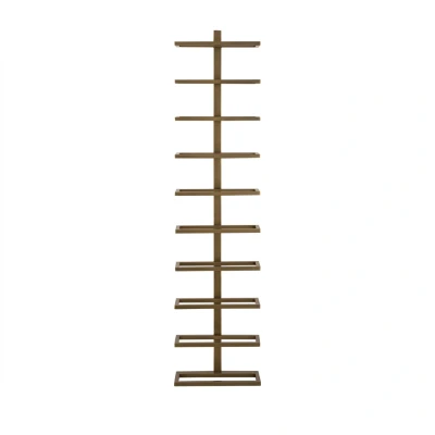 Afbeelding van PTMD Icon Wijnrek 10 x 27 116 cm Ijzer Goud