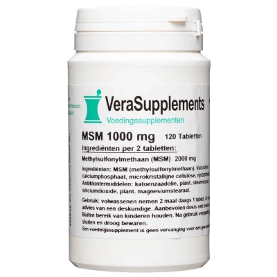 Afbeelding van VeraSupplements MSM 1000 Tabletten