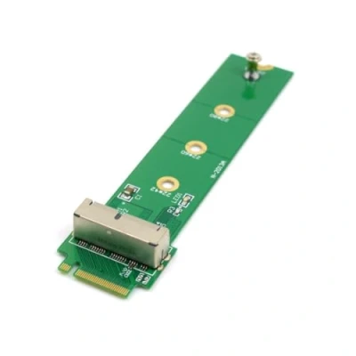 Afbeelding van CY PCI Express E 4X M.2 NGFF M Key to 12+16Pin 2013 2014 2015 MAC Pro Air SSD Convert Card for A1493 A1502 A1465 A1466