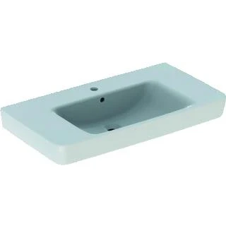 Afbeelding van Geberit renova plan wastafel met kraangat overloop 90x48x18 5cm wit kera tect 501728008 501 728 00 8