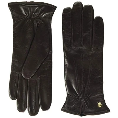 Afbeelding van Roeckl Antwerpen Leren Dames Handschoenen Maat 8 Coffee