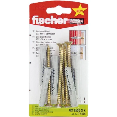 Afbeelding van Fischer UX 8 x 50 SK Universele pluggen mm 77856 5 stuk(s)