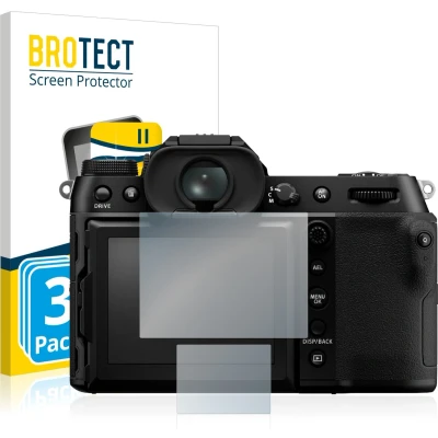 Afbeelding van BROTECT Screenprotector voor Fujifilm GFX100S Folie Beschermfolie Beschermglas transparant (3 Stuks)
