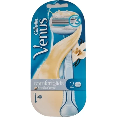 Afbeelding van Gillette Venus Comfortglide Vanillecrème Scheersysteem + 1 Scheermesje Vrouwen