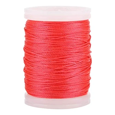 Afbeelding van Alomejor Boogkoord, serveerdraad, boogpees, peesgaren, duurzaam nylon koord, gebruik voor boogschietaccessoires, rood