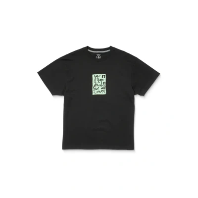 Afbeelding van Volcom TEE Flowatch Tshirt print voor kinderen, Maat: 122 128, Black