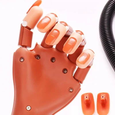 Afbeelding van Dermarolling Oefen Nagels 100 stuks Bruin