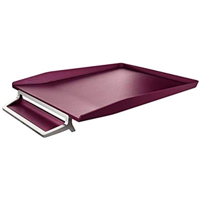 Afbeelding van Leitz Style Brievenmand met pennenbakje, A4, granaatrood, 52560028