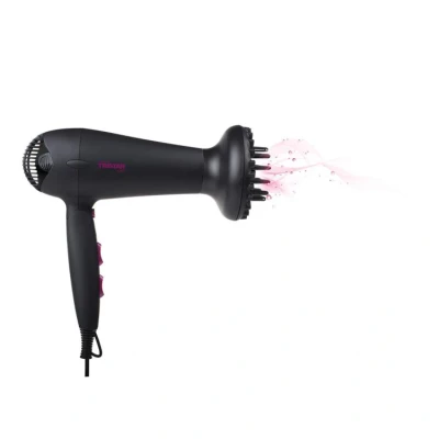 Afbeelding van Föhn Tristar HD 2358 Fohn Met diffuser Inklapbaar handvat Haardroger 2000 watt Instelbare snelheids en temperatuurinstellingen Coolshot Flexibel, lang snoer Incl. concentrator opzetstukken Zwart