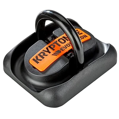 Afbeelding van Kryptonite Evolution Grond /Wandanker Permanent Vergrendelpunt Muuranker Motor Fiets Stalen Beugel 14 mm Zwart/zilver