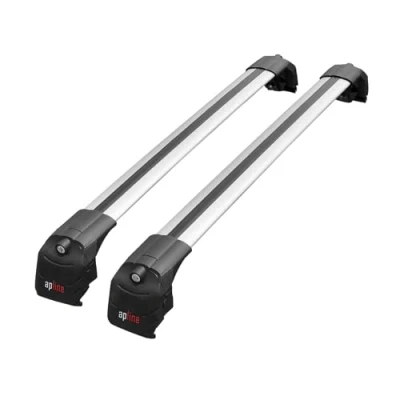 Afbeelding van Apline ACE 2 Dakdragers Compatible Met Mercedes GLA (X156) 2014 2020 Auto Top Bagage Vervoerder Spoorstaven GRIJS