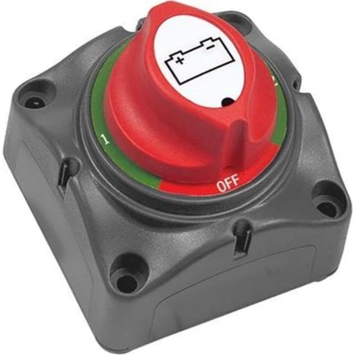 Afbeelding van BEP Marine 701 S Mini Accukeuze schakelaar 2 accu&#039;s 200A