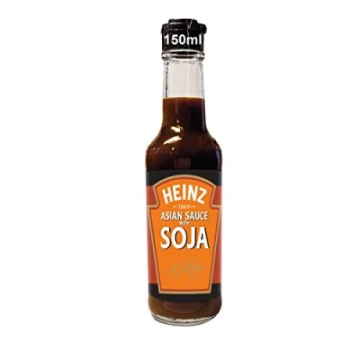 Afbeelding van Heinz Asia Soja Sauce, glazen fles, verpakking van 12 (12 x 150 ml)