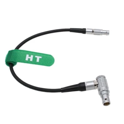 Afbeelding van HangTon Stroomkabel voor DJI beeldtransmissie, Ronin 4D camera, hoog heldere monitorzender, 2 pins mannelijk naar 6 vrouwelijk rechte hoek 50 cm