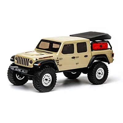 Afbeelding van Axial 1/24 SCX24 Jeep JT Gladiator 4WD Rock Crawler Brushed RTR, beige/grijs/zilver
