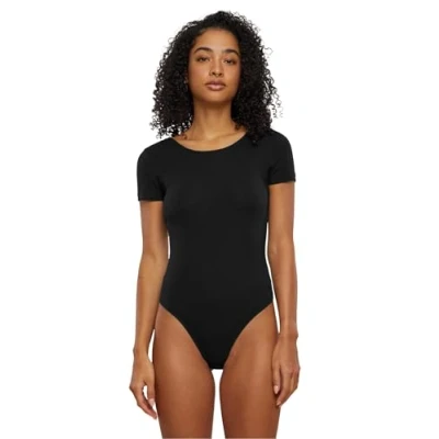 Afbeelding van Urban Classics Stretch 2PACK Tshirt basic, Dames, Maat: Small, black