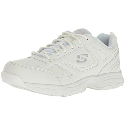 Afbeelding van Skechers Werk ontspannen pasvorm: Dighton Bricelyn SR Womens Trainers, Wit, 41 EU