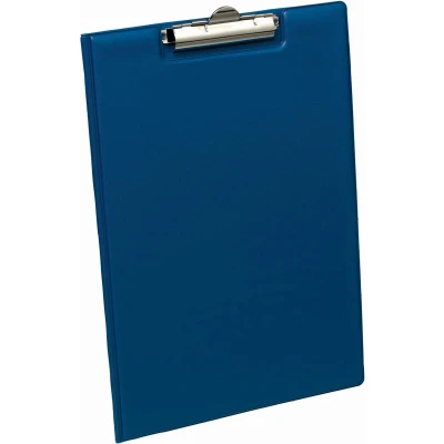 Afbeelding van Klembordmap Bantex met klem + penlus donkerblauw