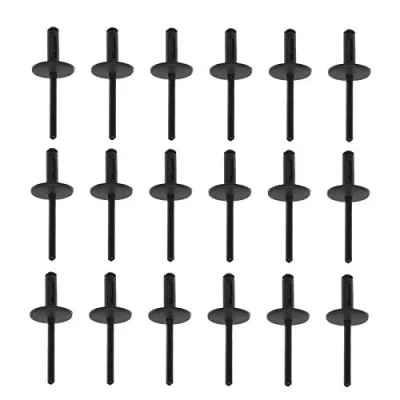 Afbeelding van OTOTEC 50 Stks Blinde Klinknagel Bevestigingsmiddelen Voertuig Wiel Boog Bumper Fender Plastic Trim Moulding Clips Retainers Fit 6mm Gat 51717002953 Zwart