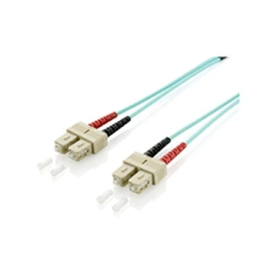 Afbeelding van Equip 255328 FO Duplex Jumper SC/SC 50/125μ 10,0m turquoise, OM3, LSOH