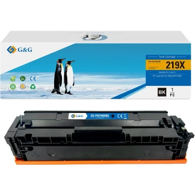 Afbeelding van G&amp;G 219X Toner Geschikt voor HP 219A W2190A W2190X zwart Huismerk Hoge capaciteit