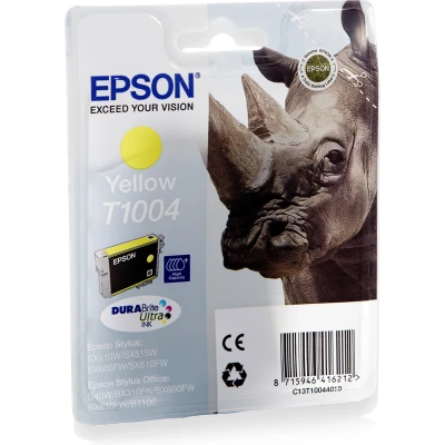 Afbeelding van Epson T1004 (C13T10044010) Inktcartridge Geel