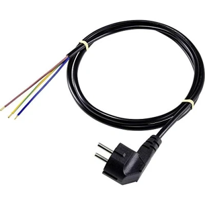 Afbeelding van Sygonix SY 5043470 Stroom Aansluitkabel Zwart 2.00 m