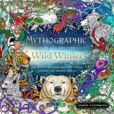 Afbeelding van Mythographic Color and Discover: Wild Winter: An Artist&#039;s Coloring Book of Snowy Animals Hidden Objects