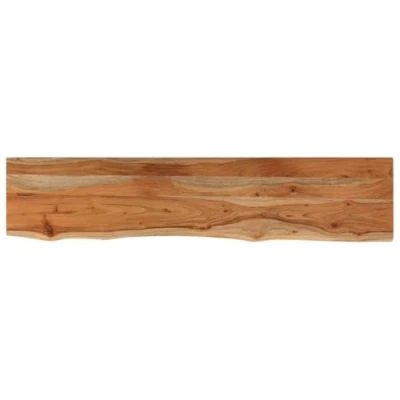 Afbeelding van vidaXL Wandschap rechthoekig natuurlijke rand 90x20x2,5 cm acaciahout